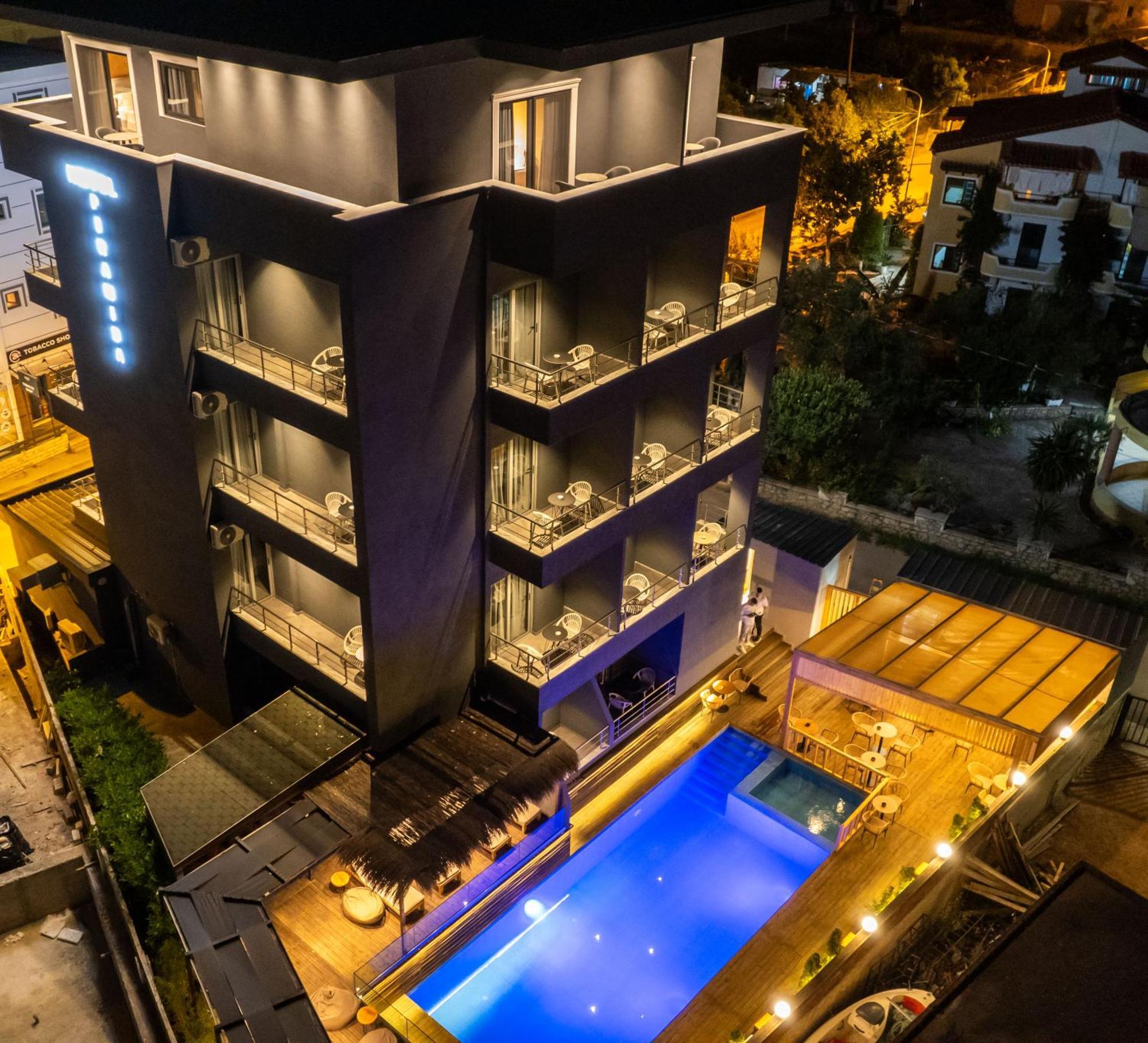 Hotel Piramida Ksamil Exterior foto